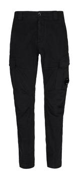 推荐C.P. Company Garment Dyed Stretch Sateen Fitted Lens Pocket Cargo Pants Black商品