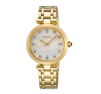 精工女表, Seiko | Quartz Crystal White Dial Ladies Watch SRZ536P1商品图片 5.1折