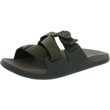 推荐Chaco Mens Chillos Criss-Cross Open Toe Slide Sandals商品