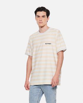 SUNNEI | SUNNEI X BIFFI striped cotton t-shirt商品图片,4折