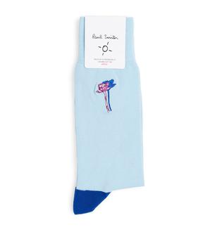 Paul Smith | Embroidered Shadow Floral Socks商品图片,独家减免邮费
