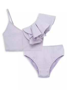 Habitual | Little Girl's & Girl's 2-Piece One-Shoulder Bikini Set,商家Saks Fifth Avenue,价格¥173
