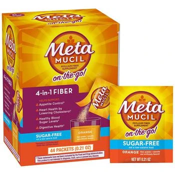 Metamucil | 美达施膳食纤维素(不含蔗糖)随身装 橙子味 44袋,商家Walgreens,价格¥191