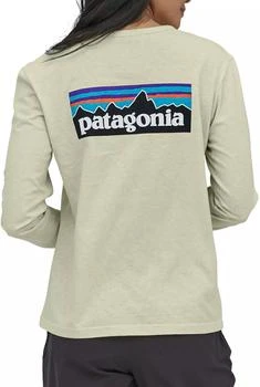 推荐Patagonia Women's P-6 Logo Responsibili-Tee Long Sleeve Shirt商品