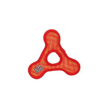 商品Jr TriangleRing ZigZag Red-Red, Dog Toy图片