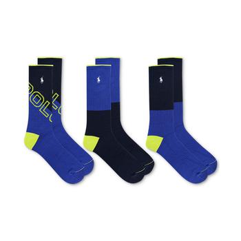 推荐Men's 3-Pk. Tonal Brights Crew Socks商品
