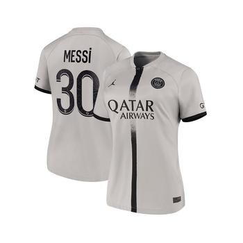 NIKE | Women's Lionel Messi Black Paris Saint-Germain 2022/23 Away Breathe Stadium Replica Player Jersey商品图片,