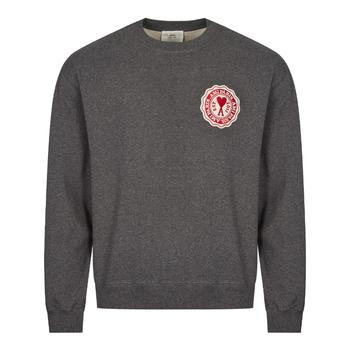 推荐Ami Paris France Patch Sweatshirt - Heather Grey商品