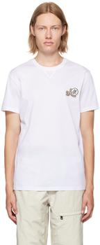 Moncler | 白色 Double Logo T 恤商品图片,