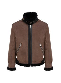 product Represent Oversized Zipped Shearling Jacket - M image