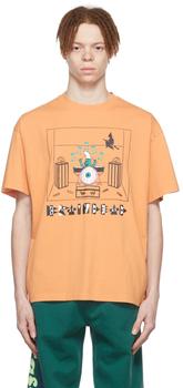Brain Dead | Orange Cotton T-Shirt商品图片,独家减免邮费