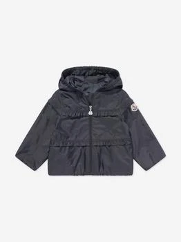 Moncler | Moncler Enfant Baby Girls Hiti Jacket in Navy,商家Childsplay Clothing,价格¥1813