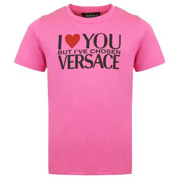 推荐Pink Large Logo Short Sleeve T Shirt商品