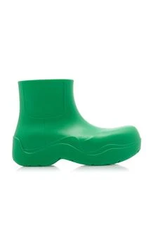 Bottega Veneta Bottega Veneta - Puddle Boots - Green - IT 38 - Moda Operandi
