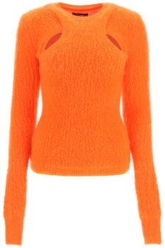 推荐Isabel Marant 'Alford' Mohair Blend Sweater With Cut Out Details商品