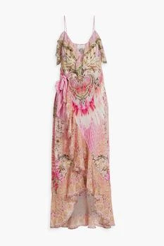 Camilla | Embellished printed silk-chiffon wrap dress,商家THE OUTNET US,价格¥2322