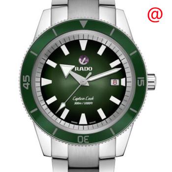 雷达男表价格, Rado | Captain Cook Automatic Green Dial Mens Watch R32105313商品图片 7.8折