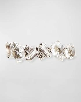 Suzanne Kalan | Bloom 14k White Gold Amalfi Mix Ring, White, Size 4-8.5,商家Neiman Marcus,价格¥7713