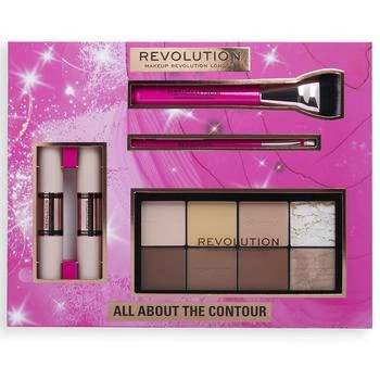 Makeup Revolution | All About The Contour Gift Set 第2件5折, 满$60享8折, 满折, 满免