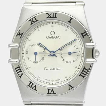 推荐Omega Silver Stainless Steel Constellation 396.1070 Quartz Men's Wristwatch 35 mm商品