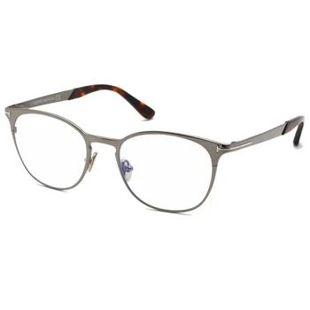 推荐Tom Ford Unisex Eyeglasses - Shiny Gunmetal Full-Rim Metal Frame, 52 mm | FT5732-B 008商品