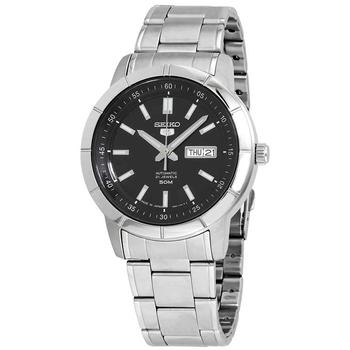 精工5号, Seiko | Seiko 5 Automatic Black Dial Stainless Steel Mens Watch SNKN55J1商品图片 5.6折