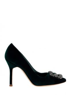 Manolo Blahnik直邮, Manolo Blahnik | Hangisi Velvet Pumps商品图片 