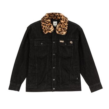 商品Vans WM Strauberry Denim Jacket - Black/Leopard图片