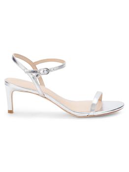 stuart weitzman凉鞋凉鞋, Stuart Weitzman | Dancer Metallic Leather Sandals商品图片 4.4折