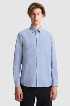 Woolrich | Cotton Poplin Yarn Dyed Shirt商品图片,7.8折
