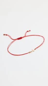 Zoe Chicco | 14k Midi Bitty Cross Cord Bracelet,商家Shopbop,价格¥1299