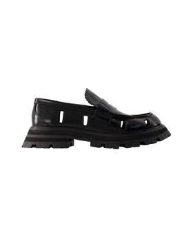 Alexander McQueen | Wander Ankle Boots - Alexander Mcqueen - Black/White - Leather 8.8折
