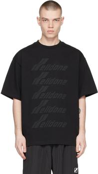 We11done | Black Front Logo T-Shirt商品图片,额外8.5折, 独家减免邮费, 额外八五折