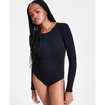 商品Bar III | Women's Long-Sleeve Shoulder Pad Bodysuit, Created for Macy's,商家Macy's,价格¥304图片