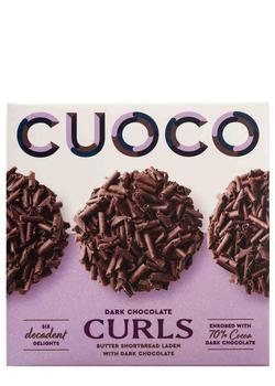 商品Cuoco | Dark Chocolate Curls Shortbread Biscuits 120g,商家Harvey Nichols,价格¥47图片