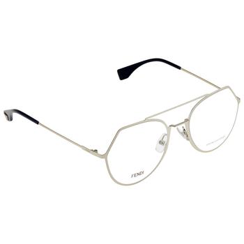 Fendi | Fendi Demo Geometric Ladies Eyeglasses FF 0329 03YG 53商品图片,1.7折