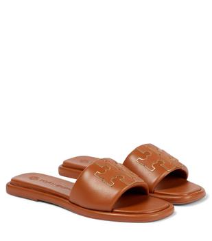 Tory Burch | Double T Sport leather sandals商品图片,