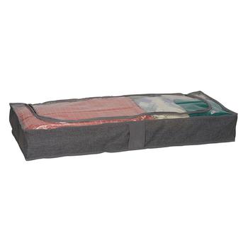 商品Household Essentials | Gray Linen Zippered Under-the-Bed Storage Bag,商家Macy's,价格¥208图片