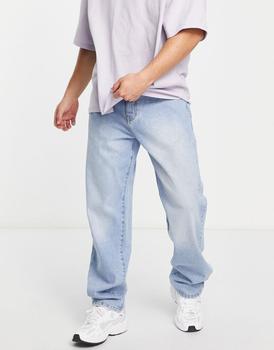 推荐DTT baggy fit jeans in light blue商品