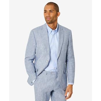 商品Men's Modern-Fit Flex Stretch Plaid Linen Suit Jacket,商家Macy's,价格¥402图片