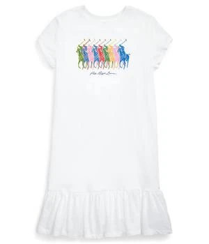 Logo Cotton Jersey Tee Dress (Big Kids)
