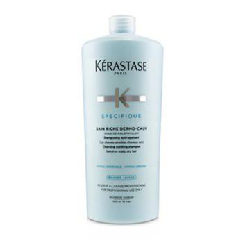 product Kerastase Unisex Specifique Bain Riche Dermo-Calm Cleansing Soothing Shampoo 34 oz Sensitive Scalp image