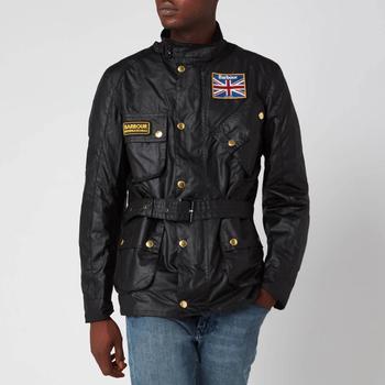 推荐Barbour International Men's Union Jack International Jacket - Black商品