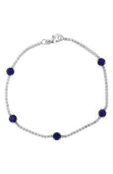 Effy | 14K Gold Lab Grown Diamond & Gemstone Tennis Bracelet,商家Nordstrom Rack,价格¥7496