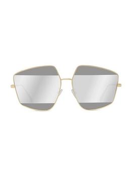 Fendi | 60MM Geometric Metal Sunglasses商品图片,