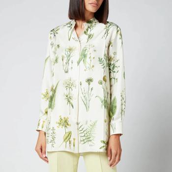 Salvatore Ferragamo Women's Printed Leaf Shirt product img