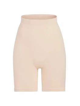 SKIMS | Seamless Sculpt High-Waisted Above-The-Knee Shorts,商家Saks Fifth Avenue,价格¥285