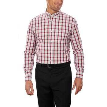 Tommy Hilfiger | Men's Button-Down Collar Plaid Dress Shirt商品图片,3.1折