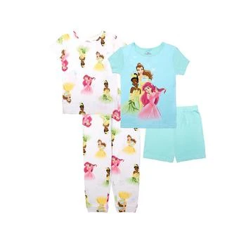 Disney Princess | Little Girls Top and Pajama, 4 Piece Set,商家Macy's,价格¥225
