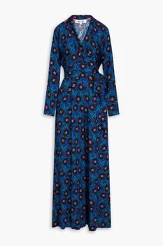 Diane von Furstenberg | Piper floral-print crepe wide-leg jumpsuit,商家THE OUTNET US,价格¥1120